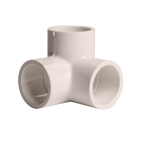 Thrifco Plumbing 1 Inch Slip x Slip x Slip PVC Side Outlet Elbow. SCH 40 8114269 - main